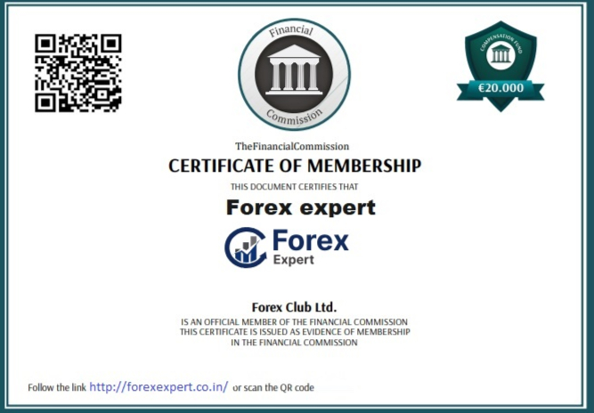ForexClub Membership Certificate